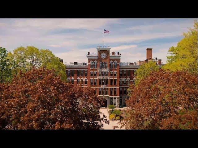 A Bird's-Eye View of Clark University's Campus