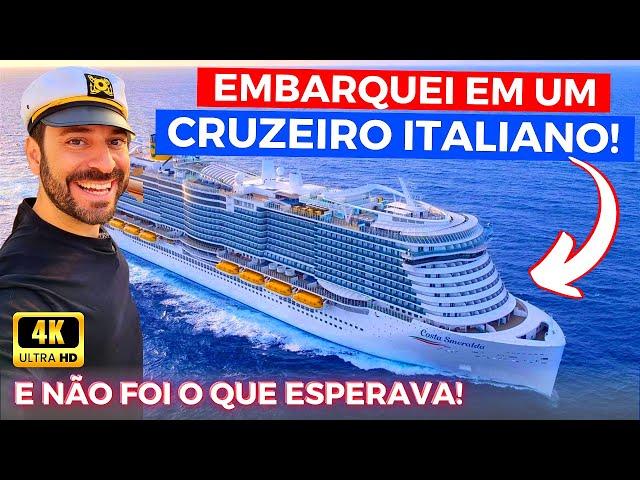 EMBARCAMOS NA COSTA CRUZEIROS! Como é Viajar no Costa Smeralda e Toscana Maiores Cruzeiros Italianos