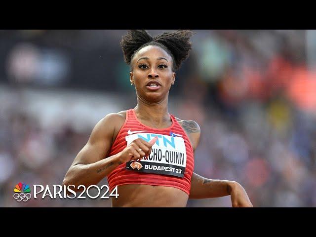 Olympic champ Camacho-Quinn easily advances from lane 9 to 100 hurdles semis at Worlds | NBC Sports