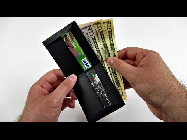 How to make a paper wallet (DIY ) Origami wallet - Easy origami