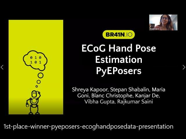 BR41N.IO 1st Place Winner of Data Analysis Projects: PyEPosers - ECoG Hand Pose Data Analysis