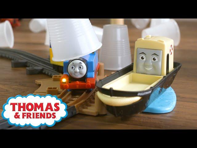 Thomas & Friends™ | Thomas and the Collapsing Cup Mountain | NEW | Watch Out, Thomas! | Toy Train