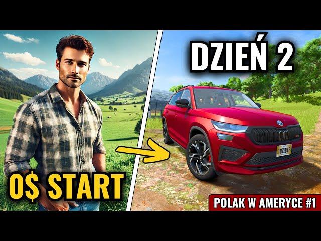 NOWA SERIA  START OD ZERA w Farming Simulator 25  Polak w Ameryce #1