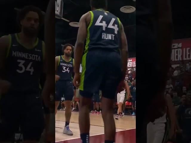 The SOUND of THAT Feron Hunt BLOCK in the Replay! #shorts