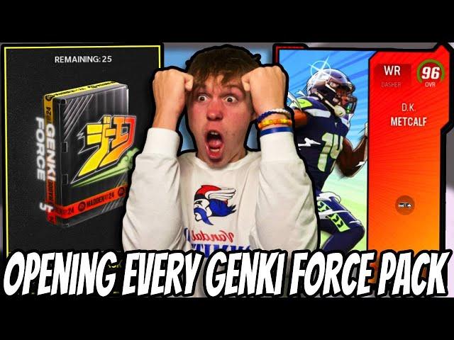 I Opened Every Genki Force Pack!! OMG I PULLED AN LTD!!