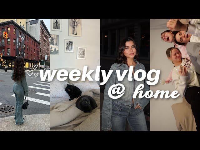 WEEKLY VLOG: city day, lazy girl cooking, alone time, & a wine night