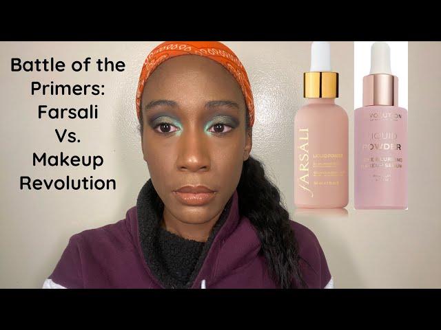 Battle of the Primers: Farsali Liquid Powder vs. Makeup Revolution Liquid Powder