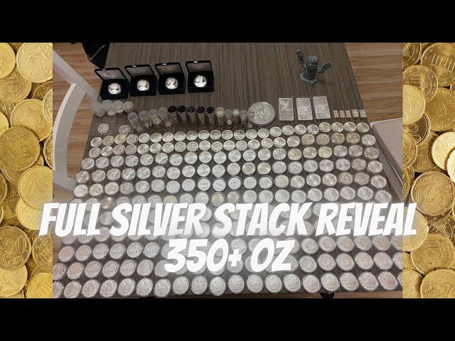 Our EPIC FULL 350+ oz Silver Stack / Keeping our Silver Hands STRONG #silversqueeze #wssilver