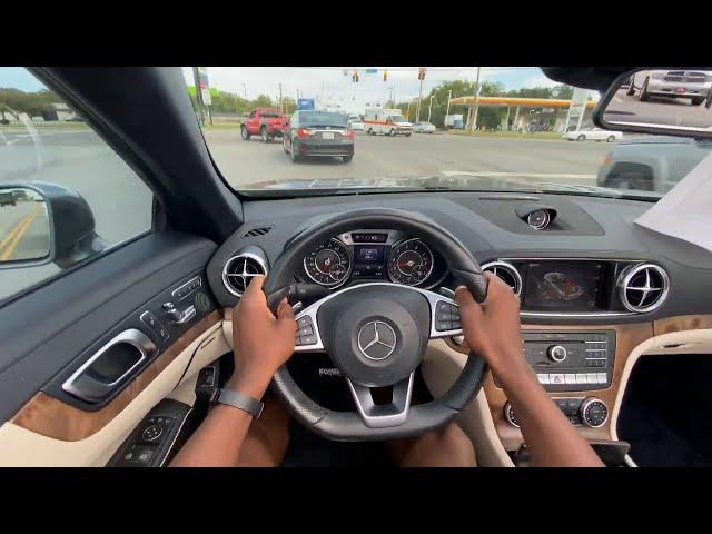 2017 Mercedes Benz SL550 Roadster Walkaround & Test Drive