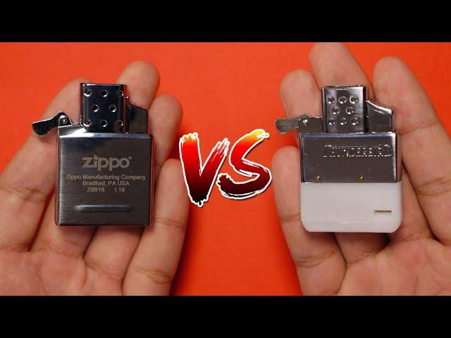 Zippo vs Thunderbird Butane Lighter Insert