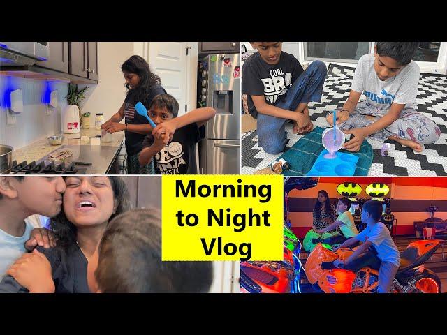 சமையல் செய்ய விடல~ Morning to night Summer vacation day in my life VLOG ~Family Traveler