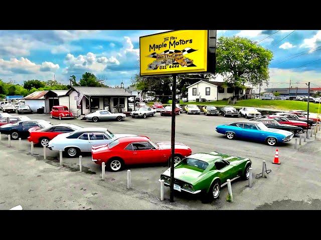 American Muscle Cars Maple Motors Update 7/1/24 Lot Walk Hot Rods USA Classics For Sale Inventory