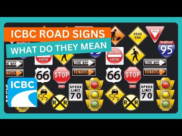 ICBC Road Signs | British Columbia Road Sign Test | Traffic Signs In Canada