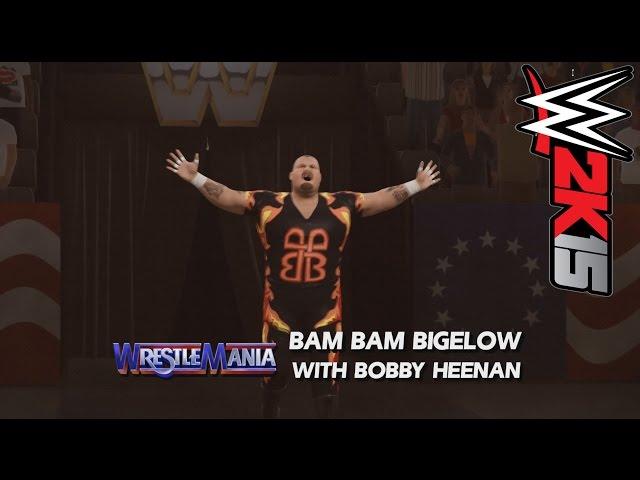 WWE 2K15 PC DLC: WWE WrestleMania VIII Arena Bam Bam Bigelow vs The Rock