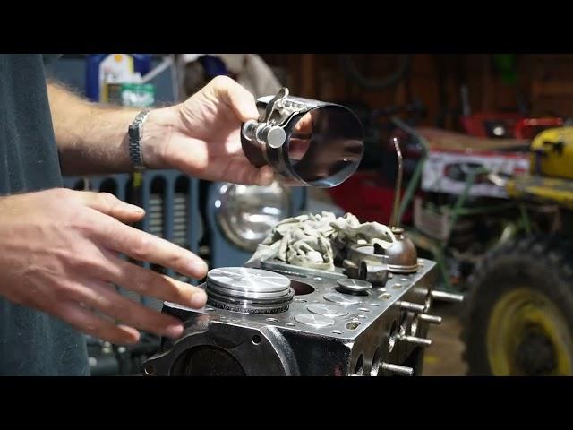 Cj2A engine rebuild NEW PISTONS