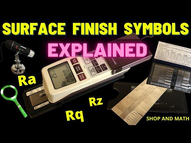 surface finish symbols explained