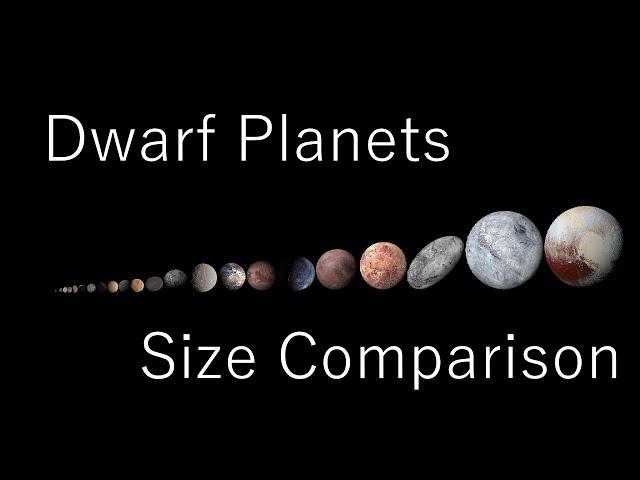 Dwarf Planets Size Comparison