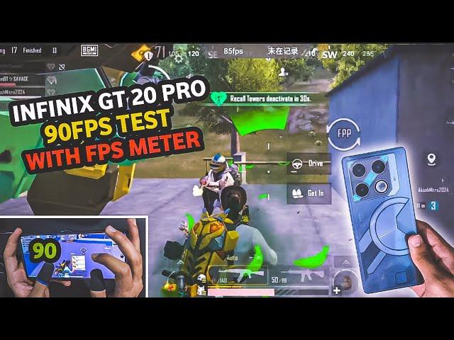 INFINIX GT 20 PRO 90FPS TEST WITH FPS METER🫨 | CONSTANT 90FPS | 90FPS GAMEPLAY