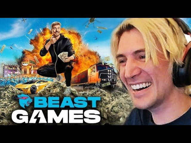 BEAST GAMES IS INSANE | xQc Reacts to Episode 1