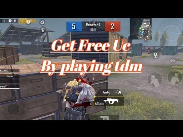 Get free uc in pubg by playing Tdm|how to play tdm bonus challenge/Bgmi bonus challenge tips tricks