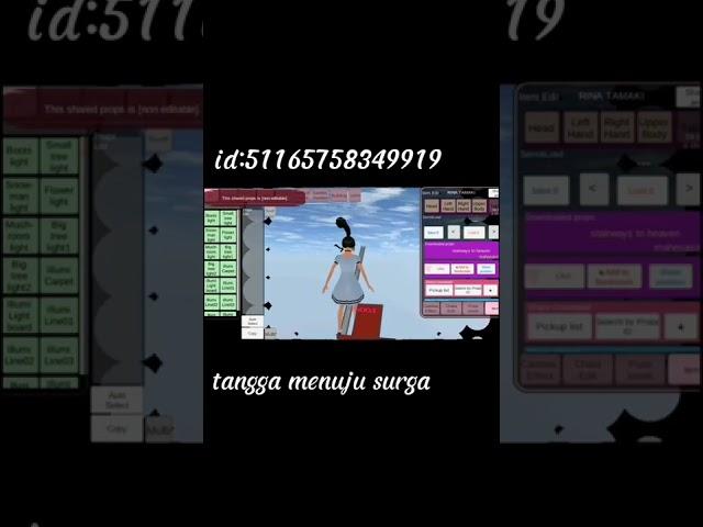 ID Sakura School Simulator tangga menuju surga