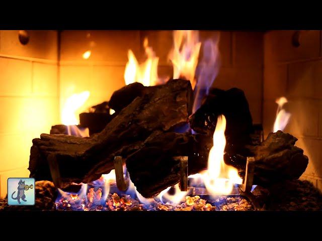 Fireplace 24 HOURS  Warm Relaxing Fireplace Sounds