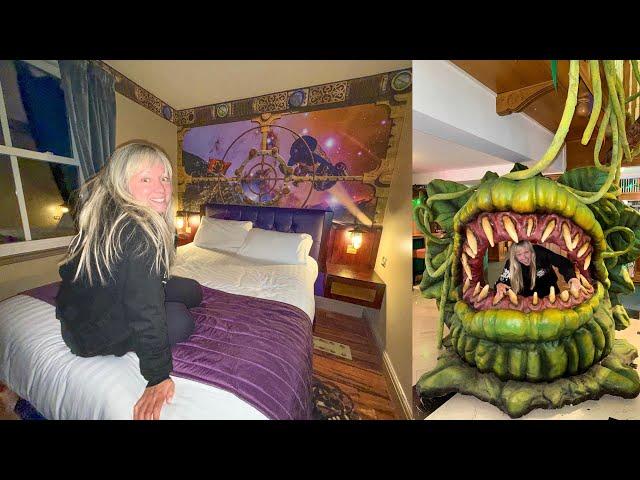 Alton Towers HOTEL Tour! Themed Rooms, Lobby, Secret Garden Dinner, Live Shows & the DRIVE to Towers