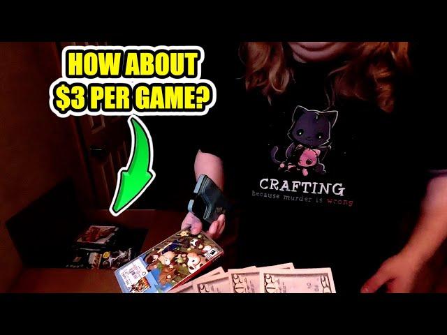 BOXES FULL of RETRO VIDEO GAMES for WAY TOO CHEAP!! / Live Video Game Hunting