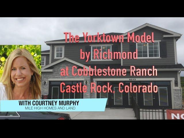 New Homes in Castle Rock Colorado - The Yorktown Model by Richmond at Cobblestone Ranch