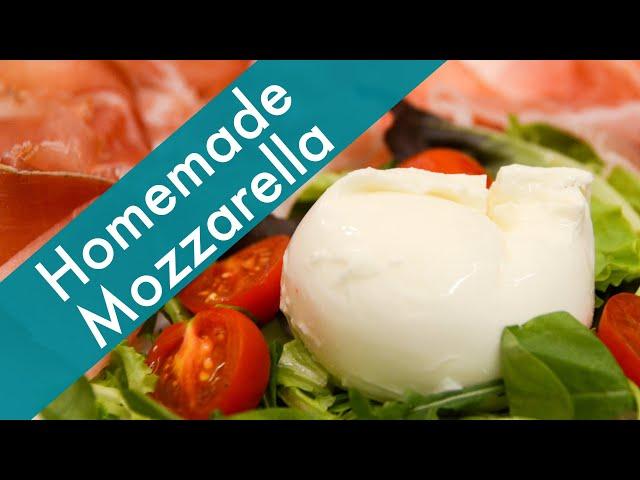 Mozzarella In Minutes - How to Make Mozzarella Cheese Quickly at Home