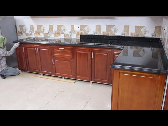 Technique Install The Granite Countertops - Construction Kitchen Table Modern