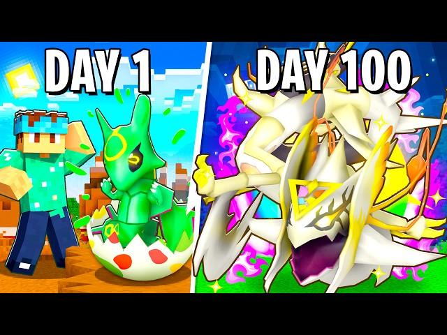 I Spent 100 DAYS in FUSION ONLY PIXELMON! (Pokémon in Minecraft)