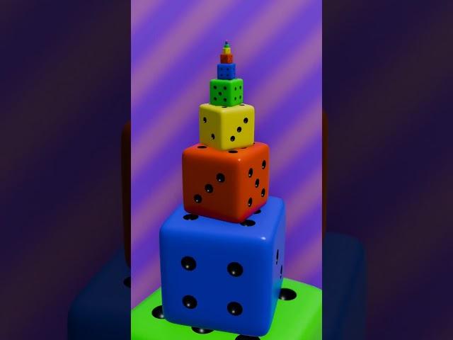 Dice Infinite 3 #satisfyingvideo #shorts