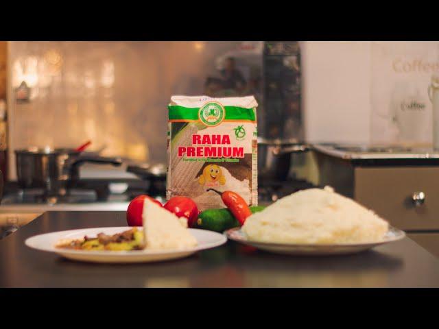 Raha premium maize flour| spec ad