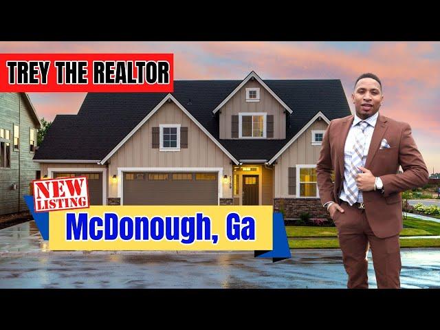 Trey the Realtor New Listing and Tour of Home in McDonough Georgia!