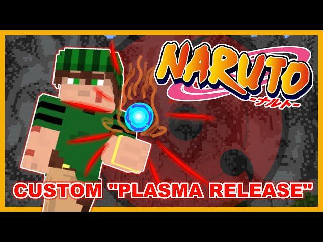 Inventing *PLASMA* Release! Naruto Anime Mod for Minecraft as an Uchiha