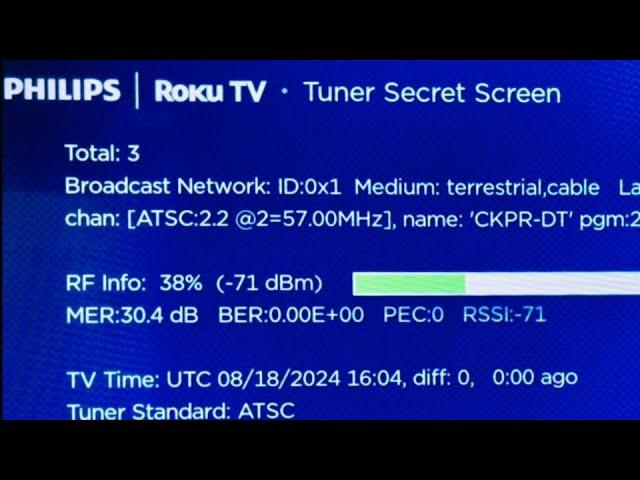 Roku TV Secret Hidden TV Antenna Signal Screen