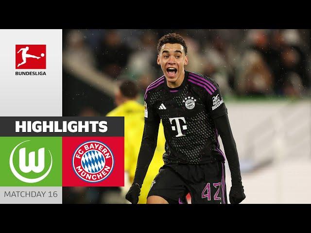 Musiala And Kane Marvellous! | Wolfsburg - Bayern München | Highlights | MD16 – Bundesliga 2023/24