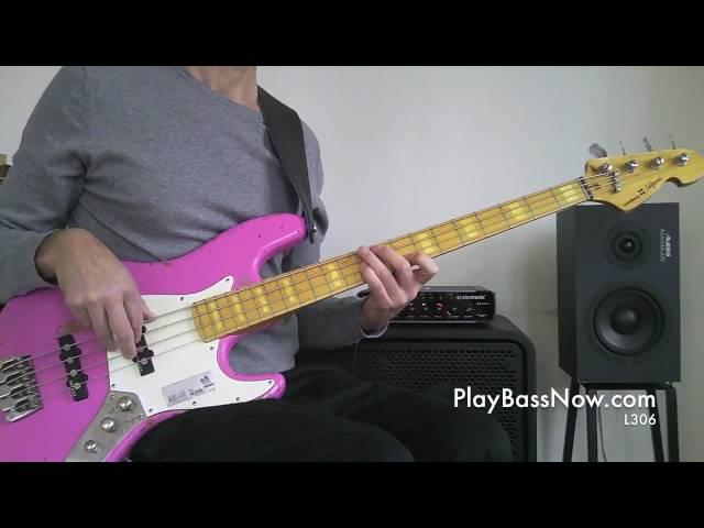 L306 Groovy Disco bass in D