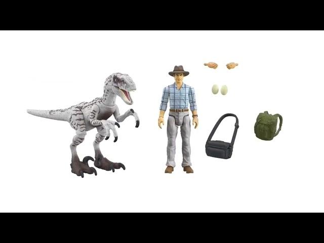 New Hammond collection - Robert muldoon, velociraptors Jp 3 (Alpha and male) and Alan Grant (Jp 3)