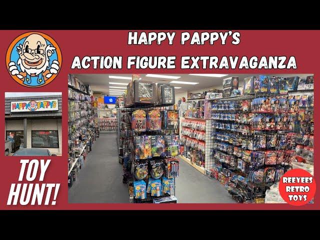 Happy Pappy's Action Figure Extravaganza TOY HUNT & WALK THROUGH!