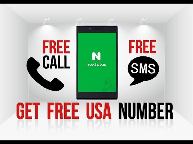 Free Calls & Free SMS Get USA Mobile Number with Next Plus & Text Plus Android Application