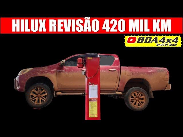 EP. 972// Toyota HILUX  INCRIVELMENTE Vermelha Problemas no MOTOR DE PARTIDA aos 420 MIL KM!