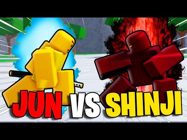 Using JUN To COOK SHINJI Like Combat Gods.. | Legends Battlegrounds