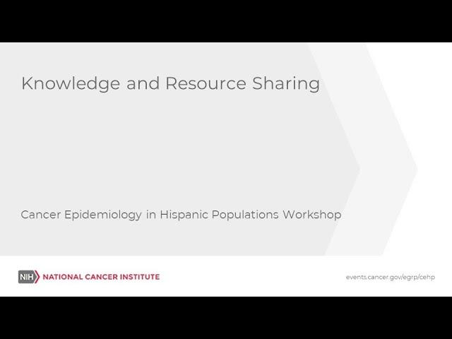 Knowledge and Resource Sharing