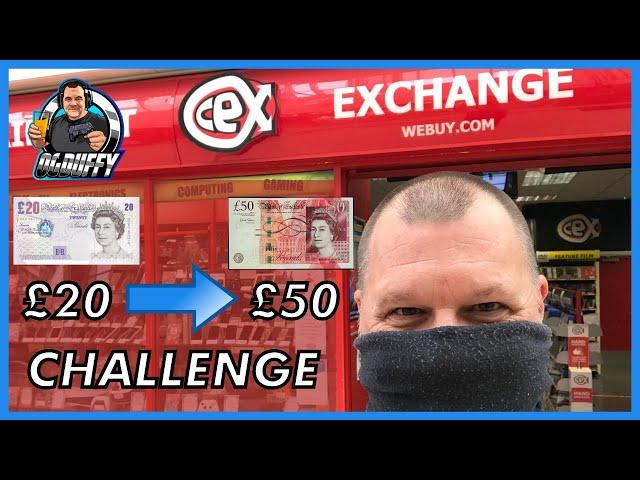 CEX £20 CHALLENGE - Can I Turn £20 Into £50? - How Many Retro Games For £20?