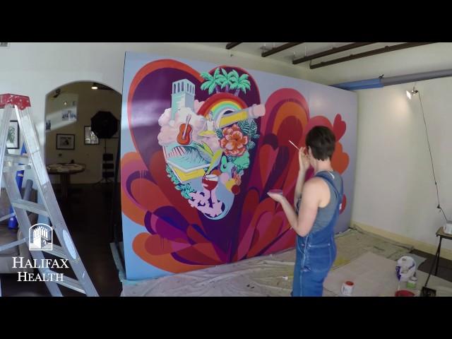 heART Path: Creation of the Mobile Mural Time Lapse