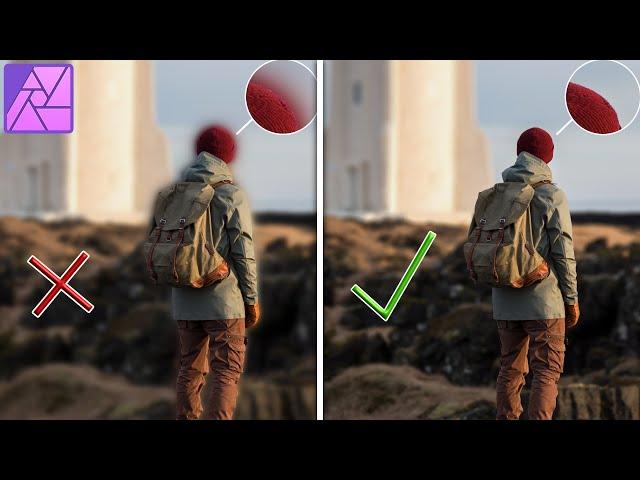 Hintergrund unscharf machen - so geht es richtig! | Affinity Photo 2 Tutorial Deutsch