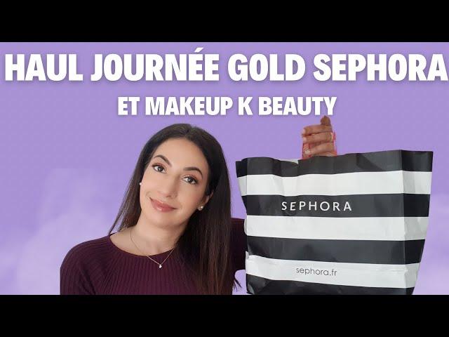 HAUL JOURNÉE GOLD SEPHORA ET MAKEUP KBEAUTY SUR YESSTYLE