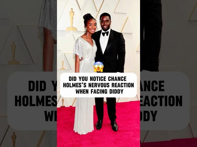 Did you notice Chance Combes nervous reaction when confronted by diddy?#celebrity #diddy